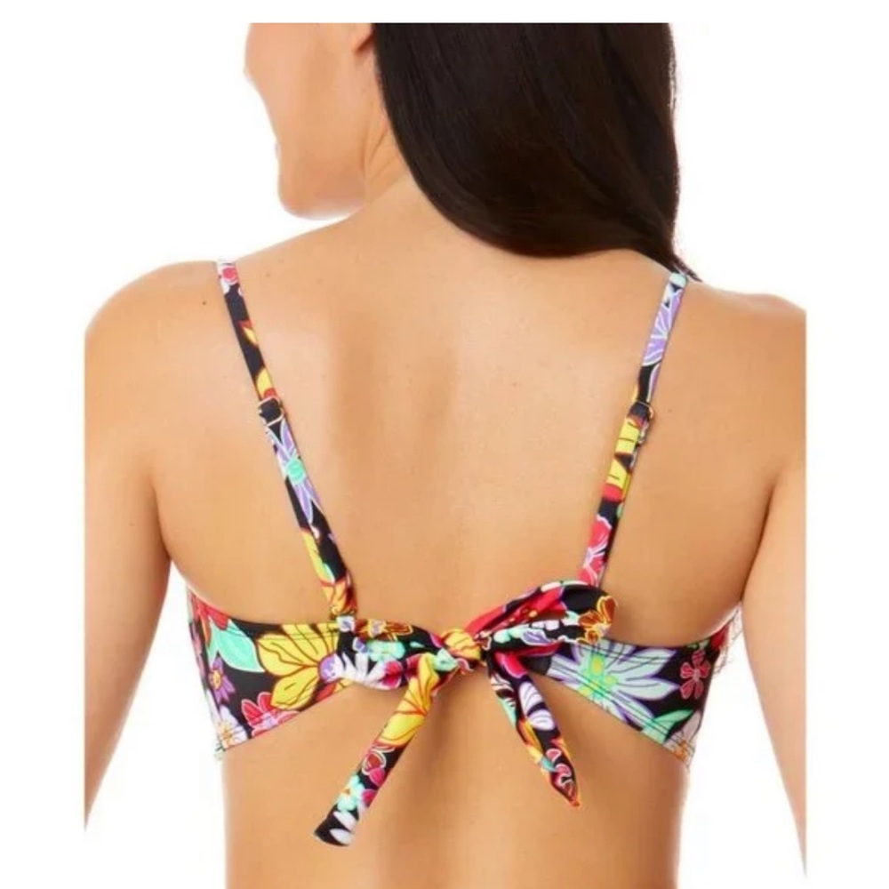 Salt & cove penny lane smocked bandeau bikini top - Picture 4 of 6
